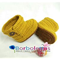 Zapatitos de Bebe A Crochet